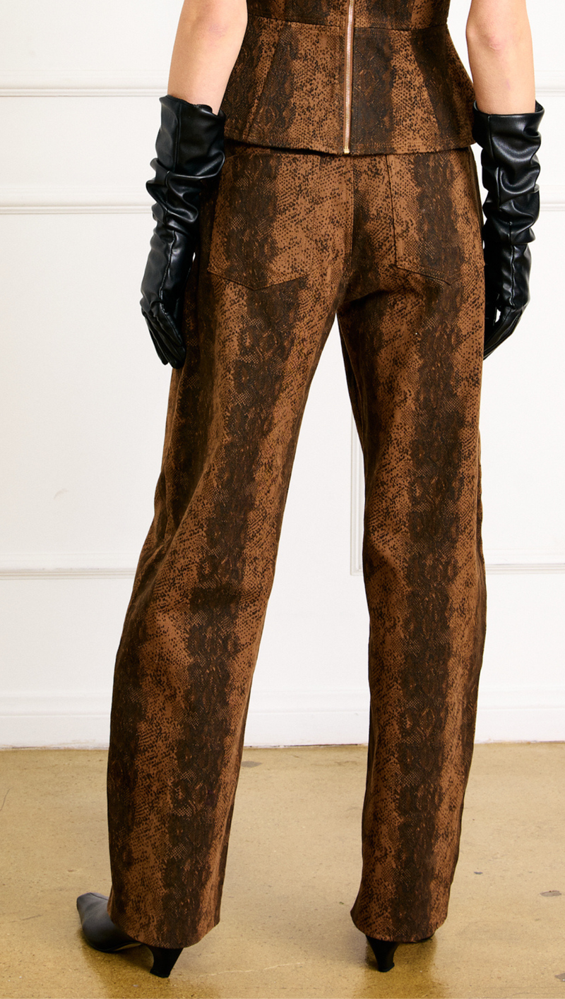 Iggy Pants - Brown Multi