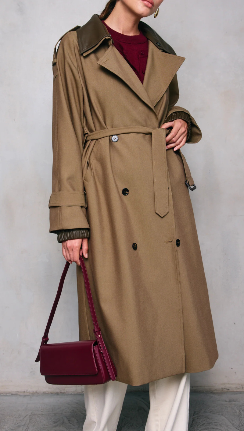 Linden Trench Coat - Khaki