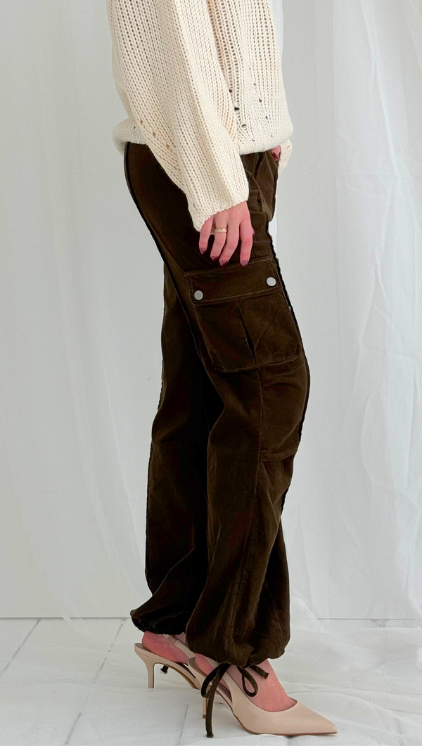 Cari Corduroy Pant - Olive