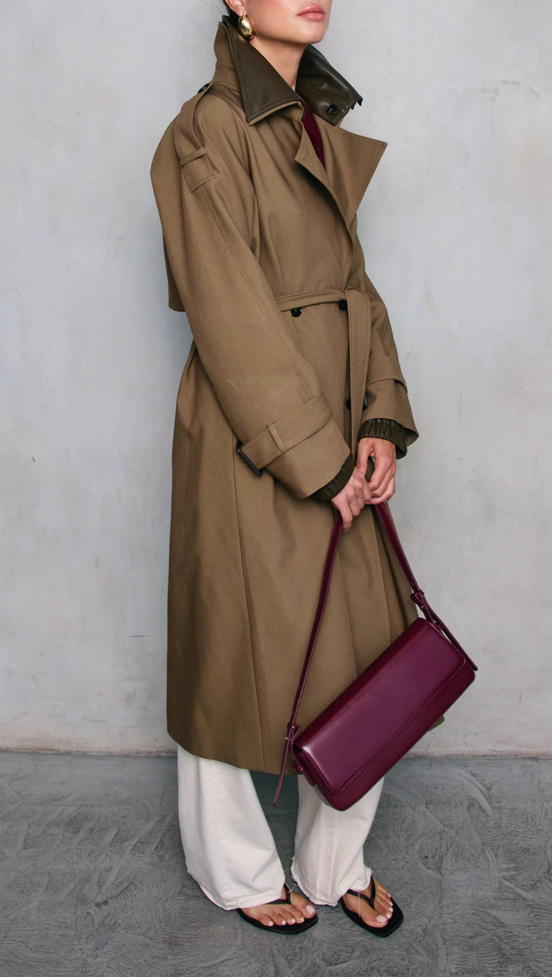 Linden Trench Coat - Khaki