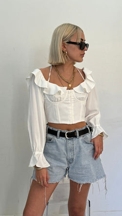 Max Corset Blouse - White