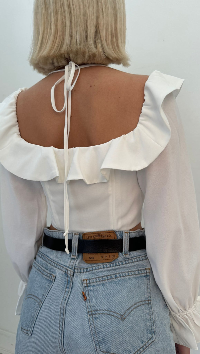 Max Corset Blouse - White