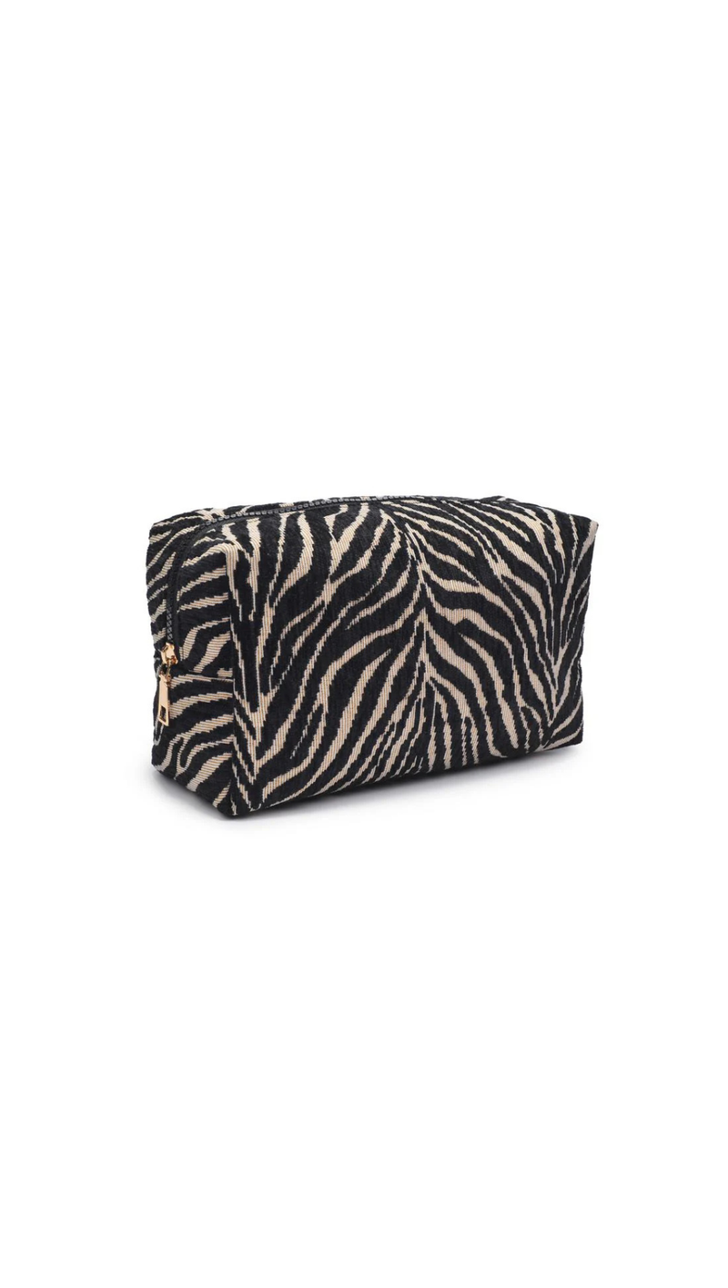Zebrini Cosmetic Pouch - Zebra