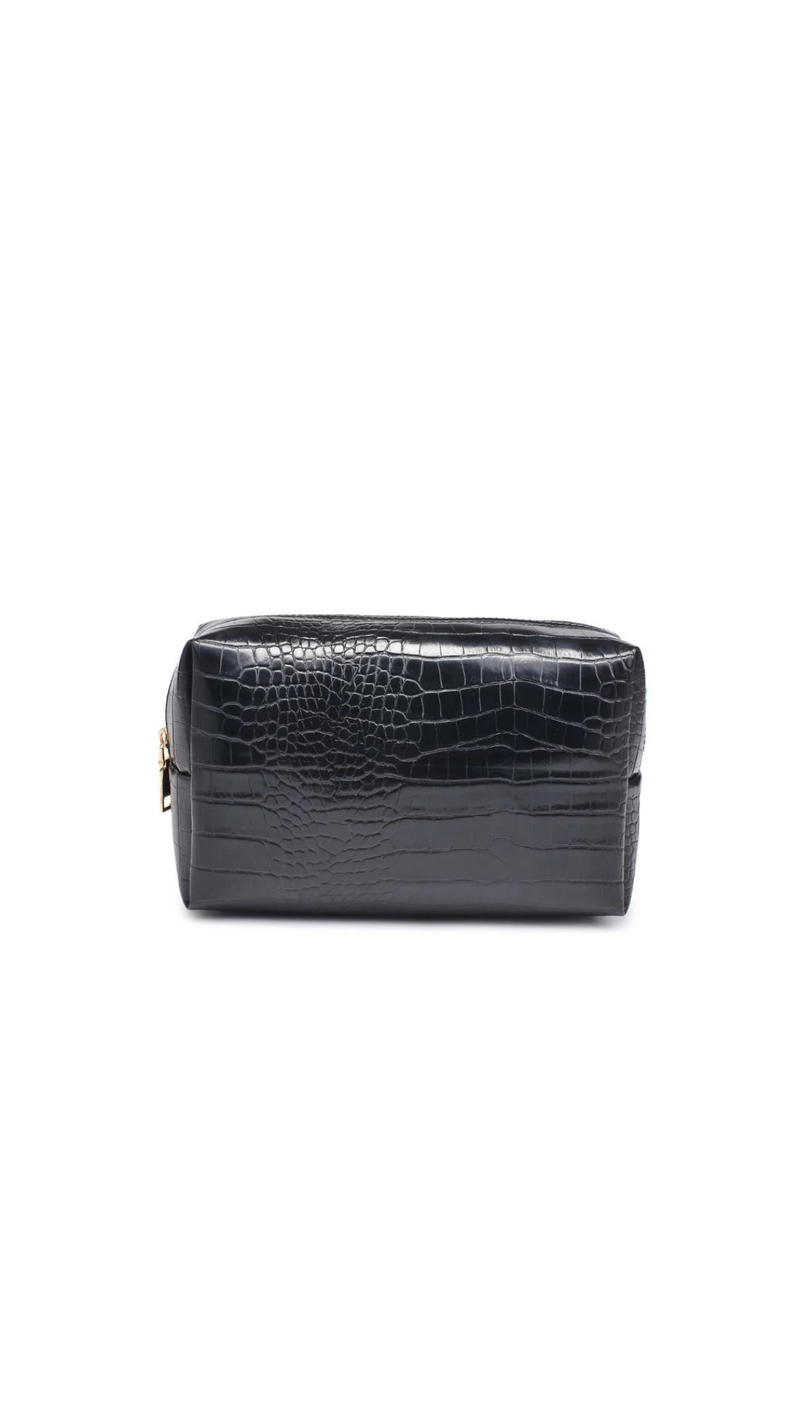 Croc Chic Cosmetic Pouch - Multi