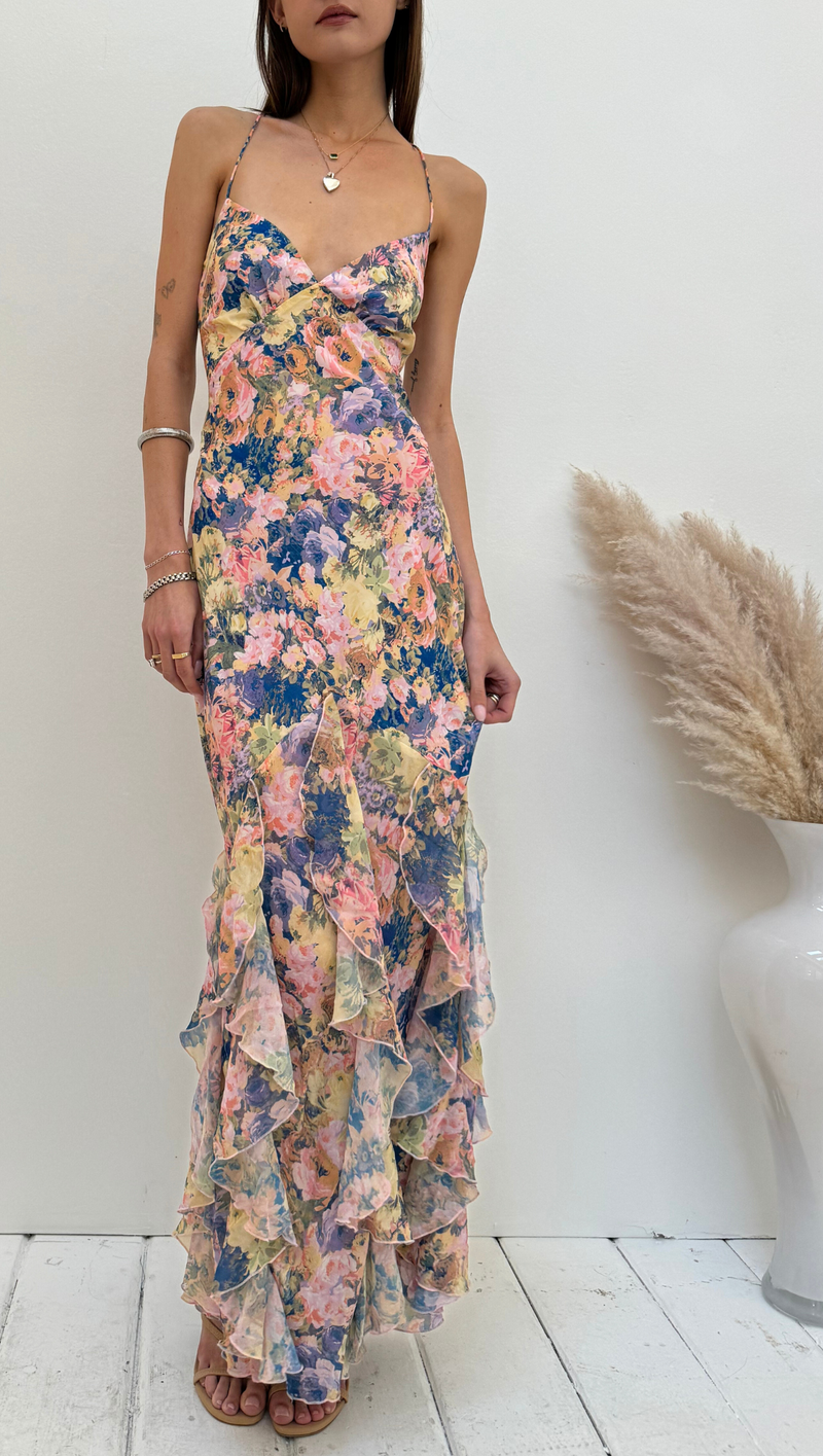 Elea Maxi Dress - Pink