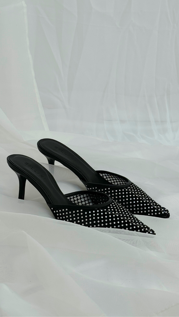 Dez - Black Mesh Diamante