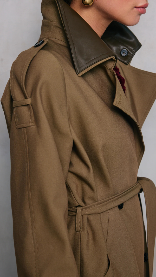 Linden Trench Coat - Khaki