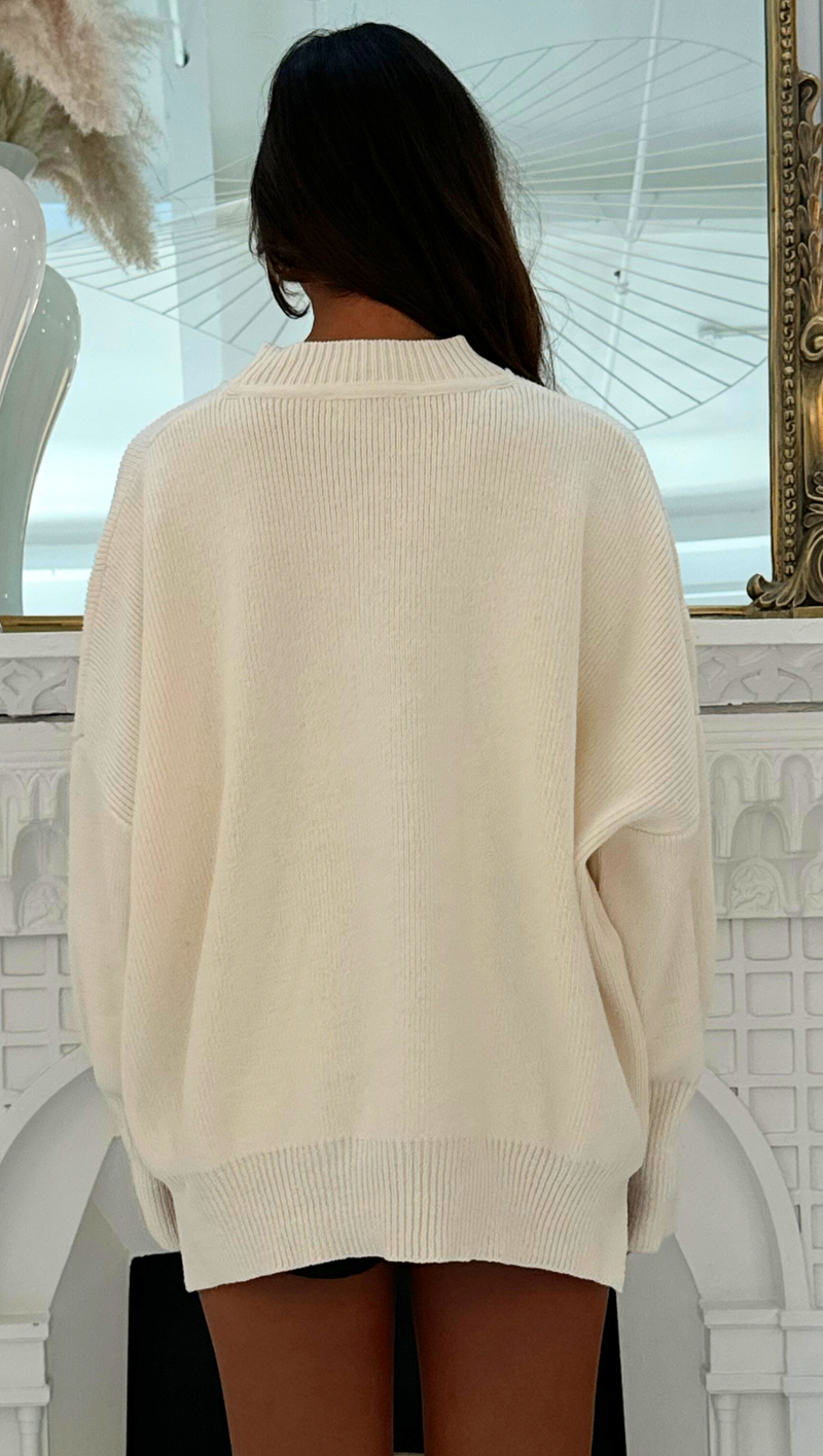 Vivienne Oversized Sweater - Off White