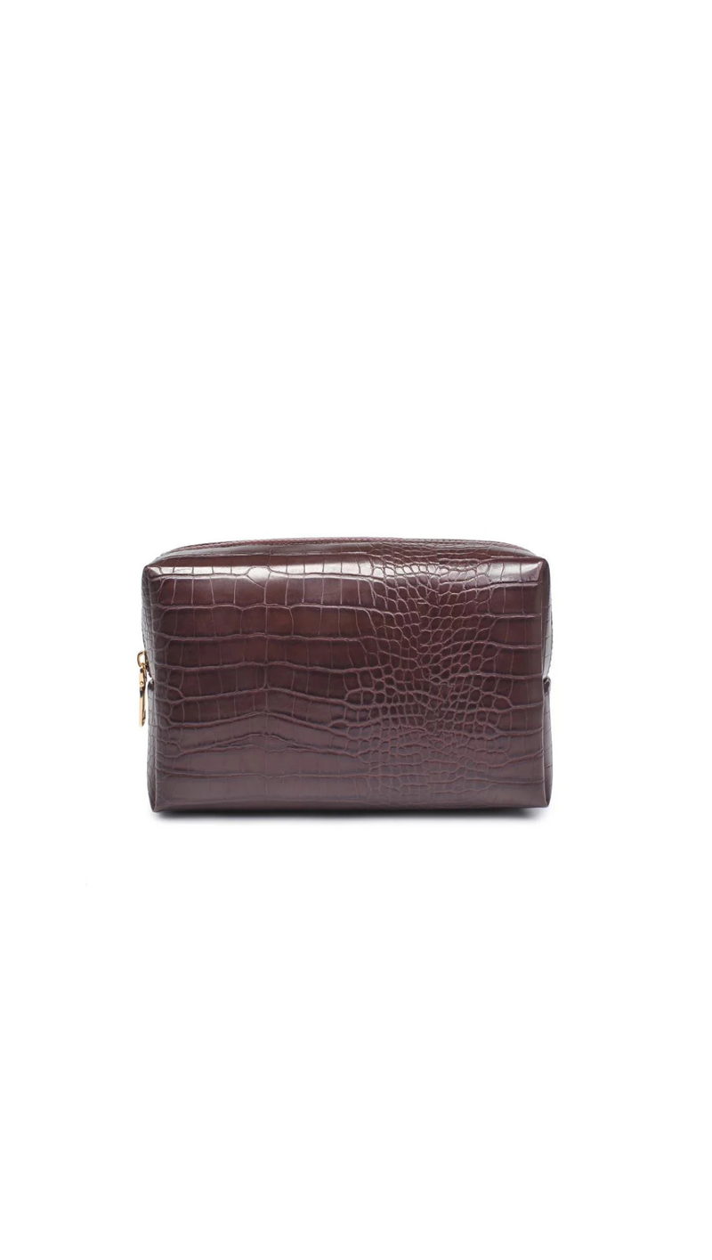 Croc Chic Cosmetic Pouch - Multi