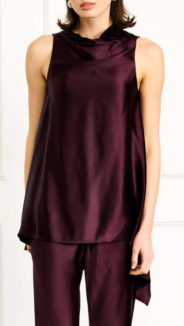 Petrea Top - Maroon