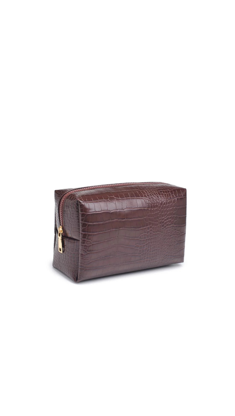 Croc Chic Cosmetic Pouch - Multi