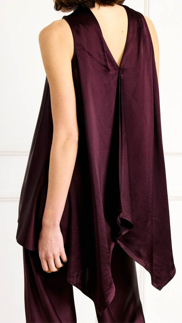 Petrea Top - Maroon