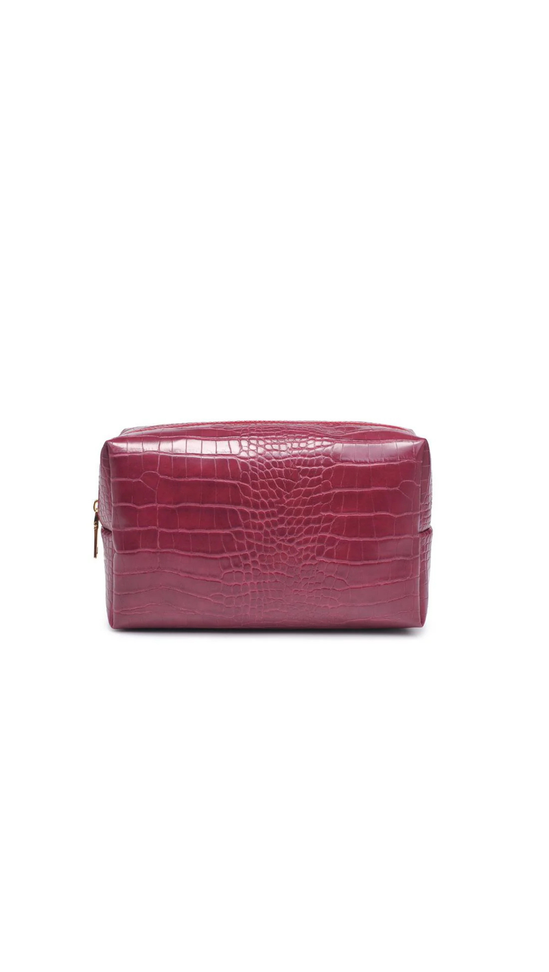 Croc Chic Cosmetic Pouch - Multi