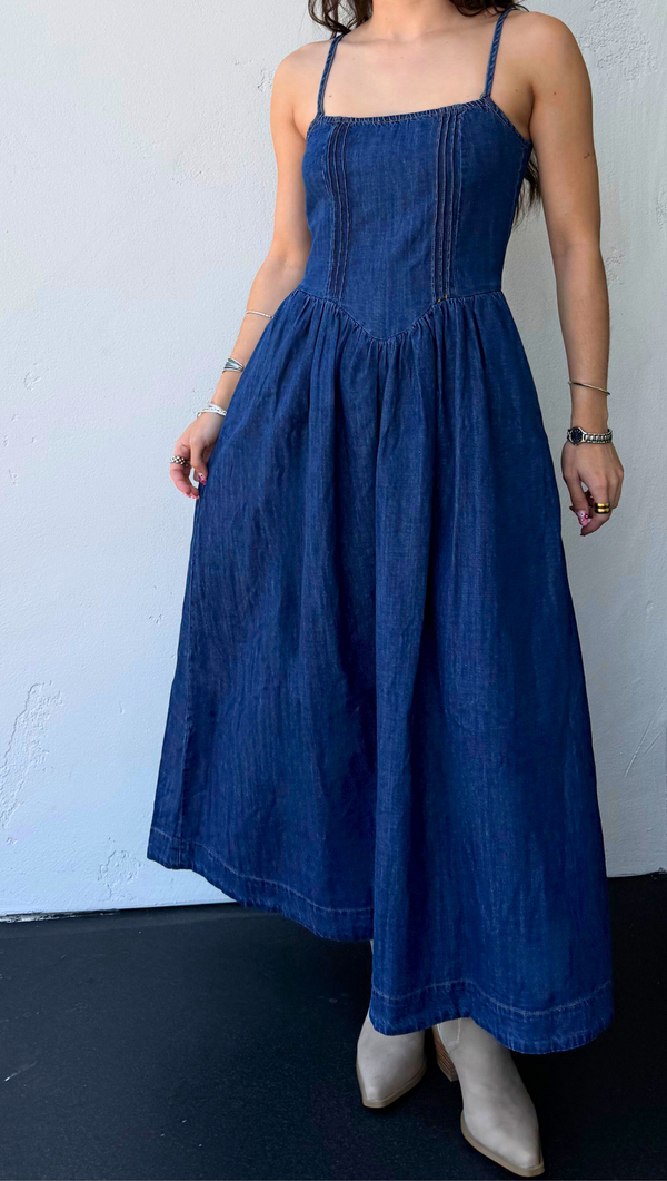 Helena Maxi Dress - Denim