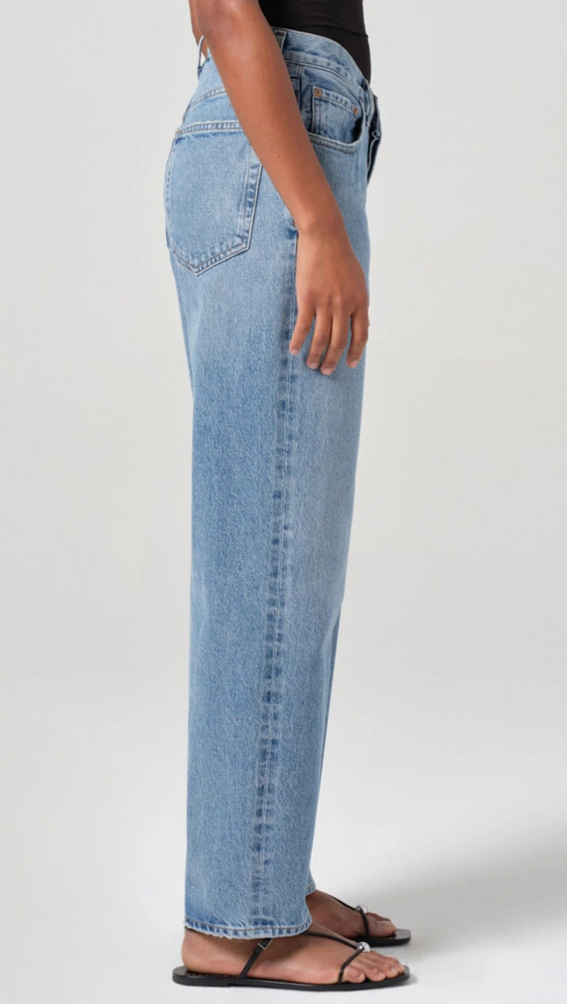 V Waist Baggy Jean - Fairway