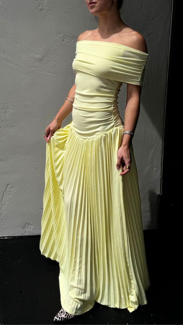 Bridget Maxi Dress - Butter Yellow