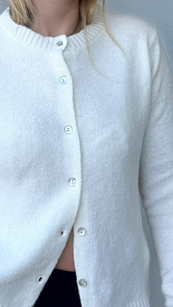 Cozy Winter Cardigan - Off White