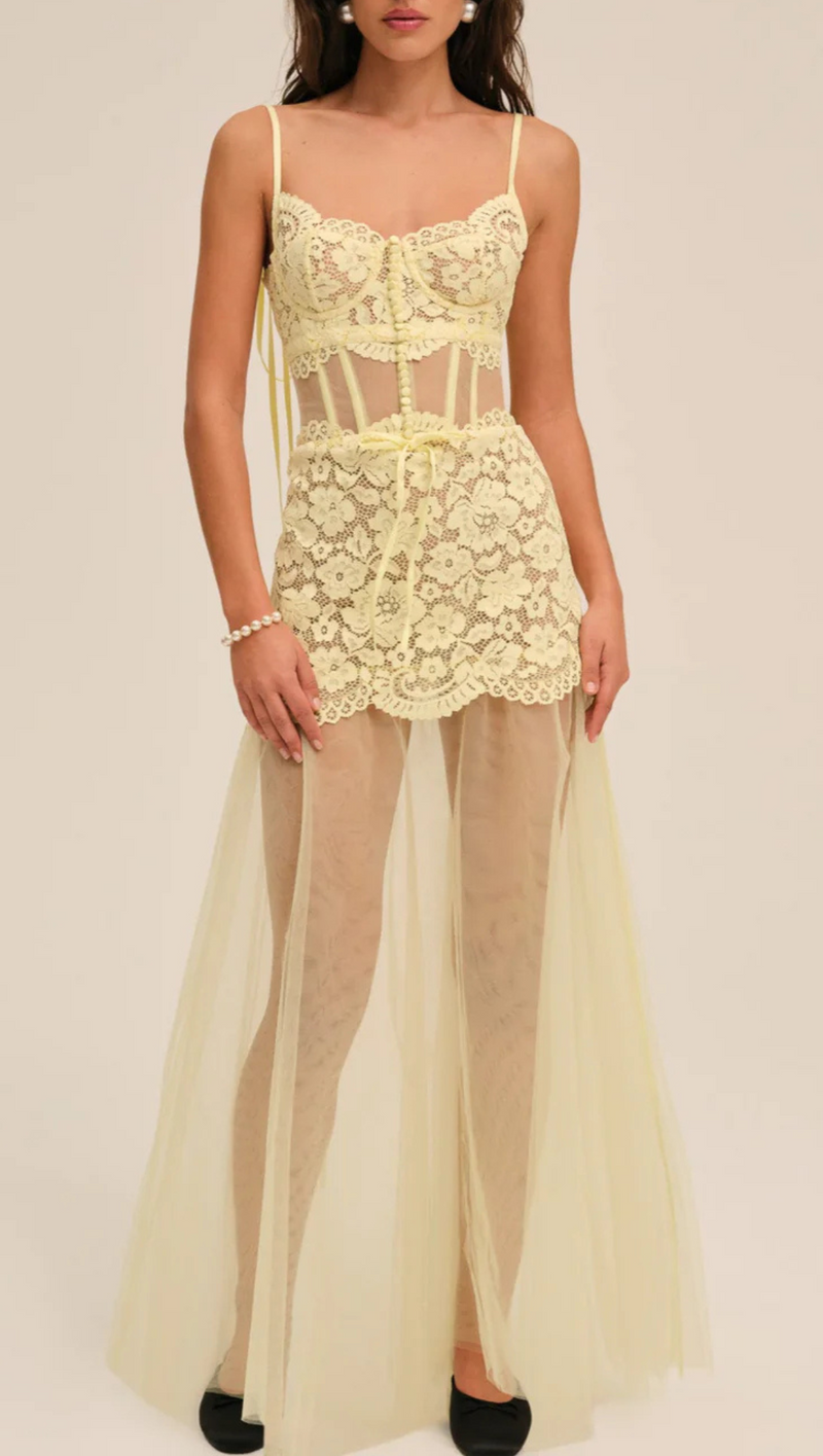 Viola Gown - Yellow