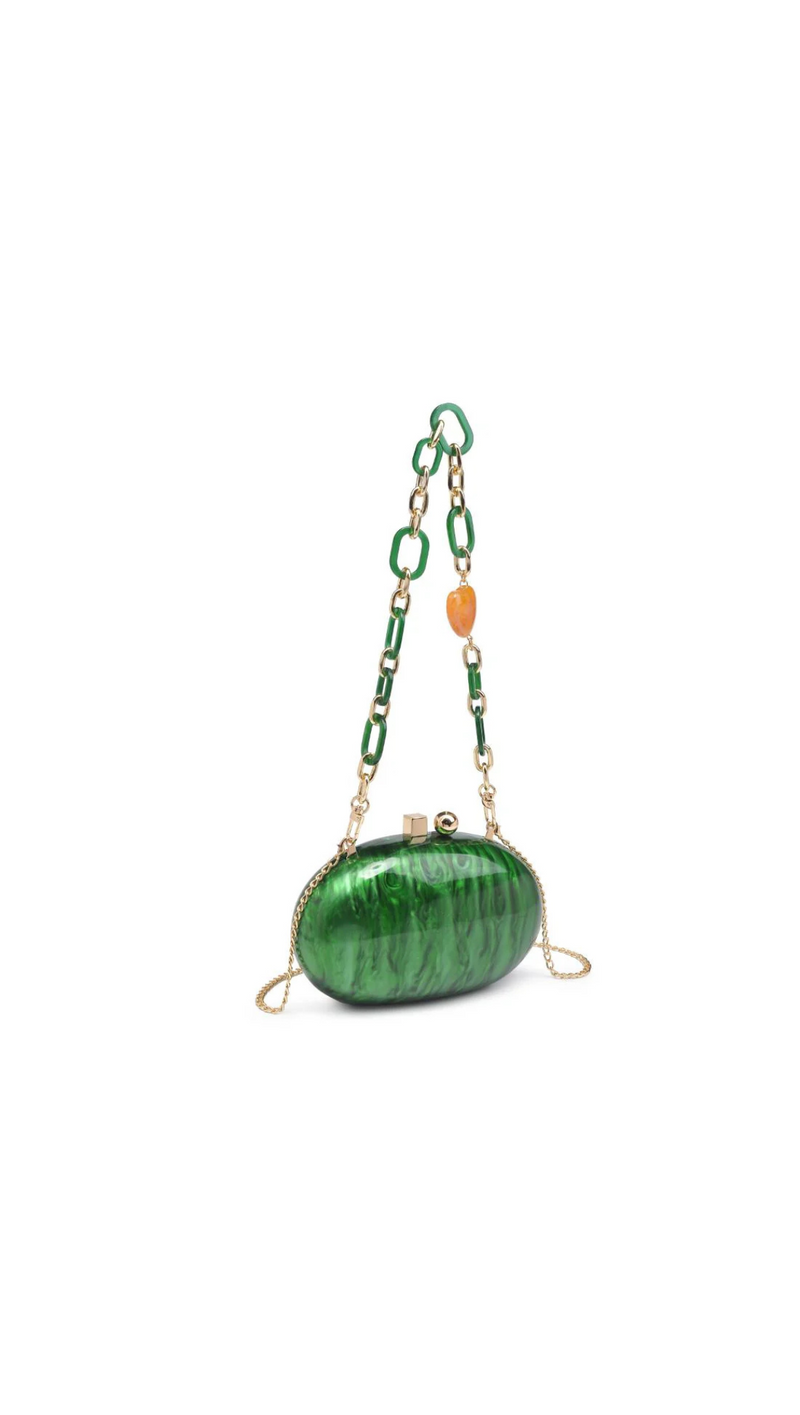 Tamberla Evening Bag - Emerald
