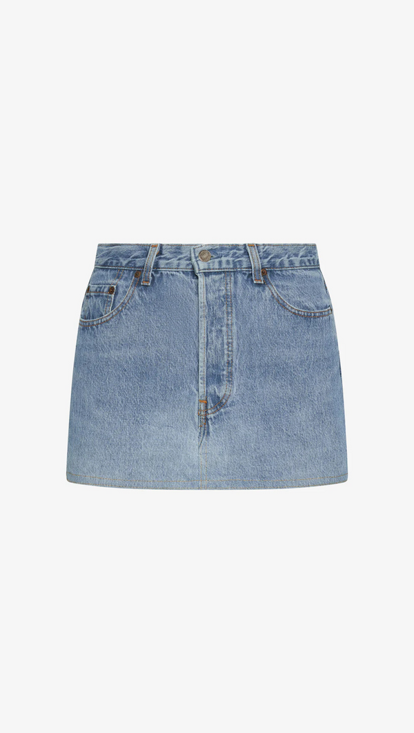 Tilted Mini Skirt - Light/Medium