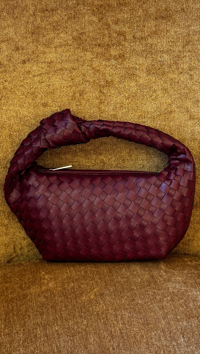Kerri Handle Bag - Deep Rouge