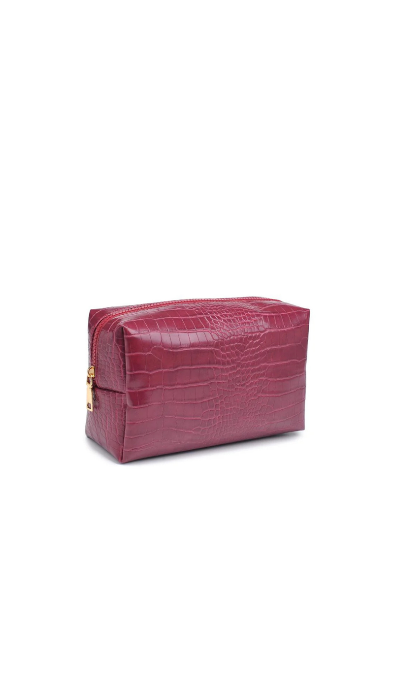 Croc Chic Cosmetic Pouch - Multi