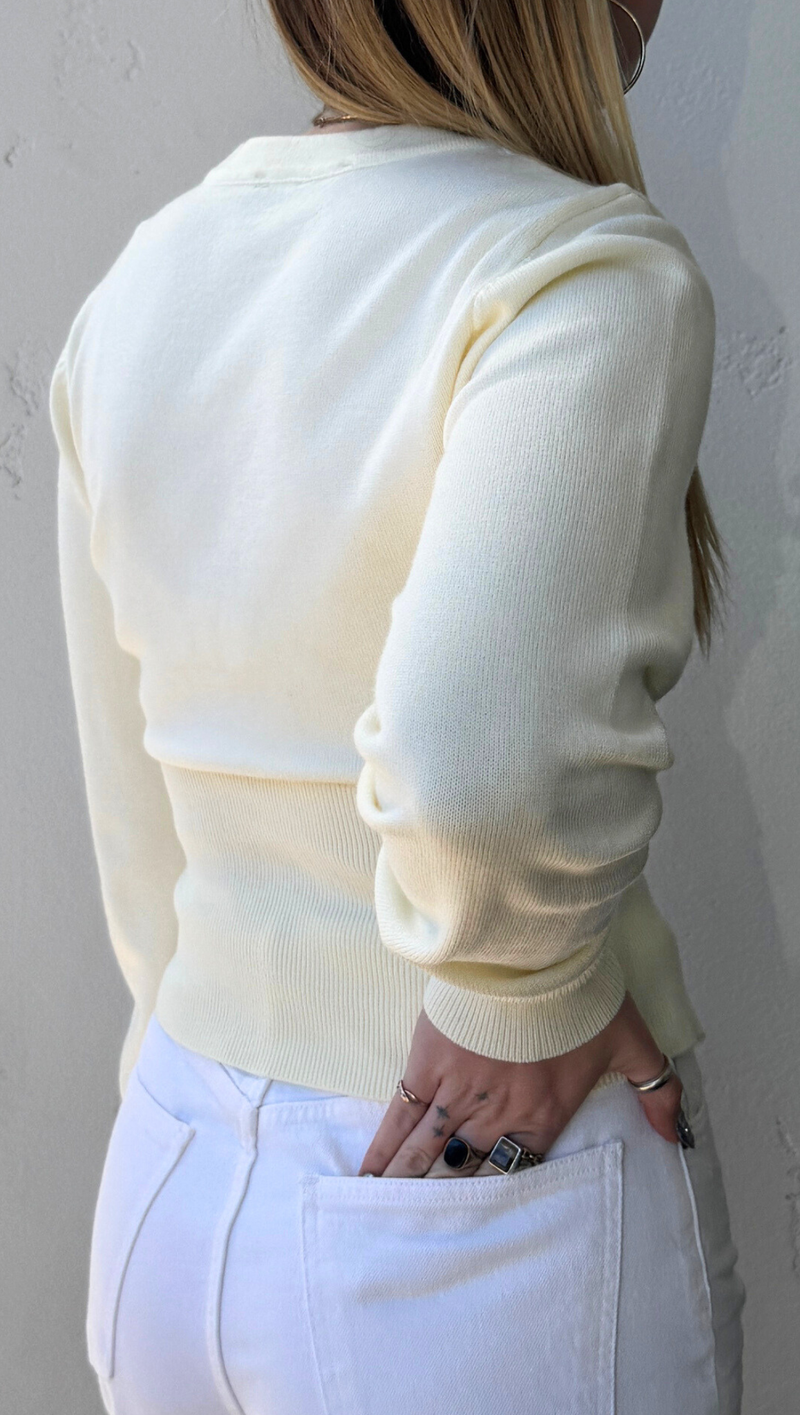 Shape Cardigan - Ivory