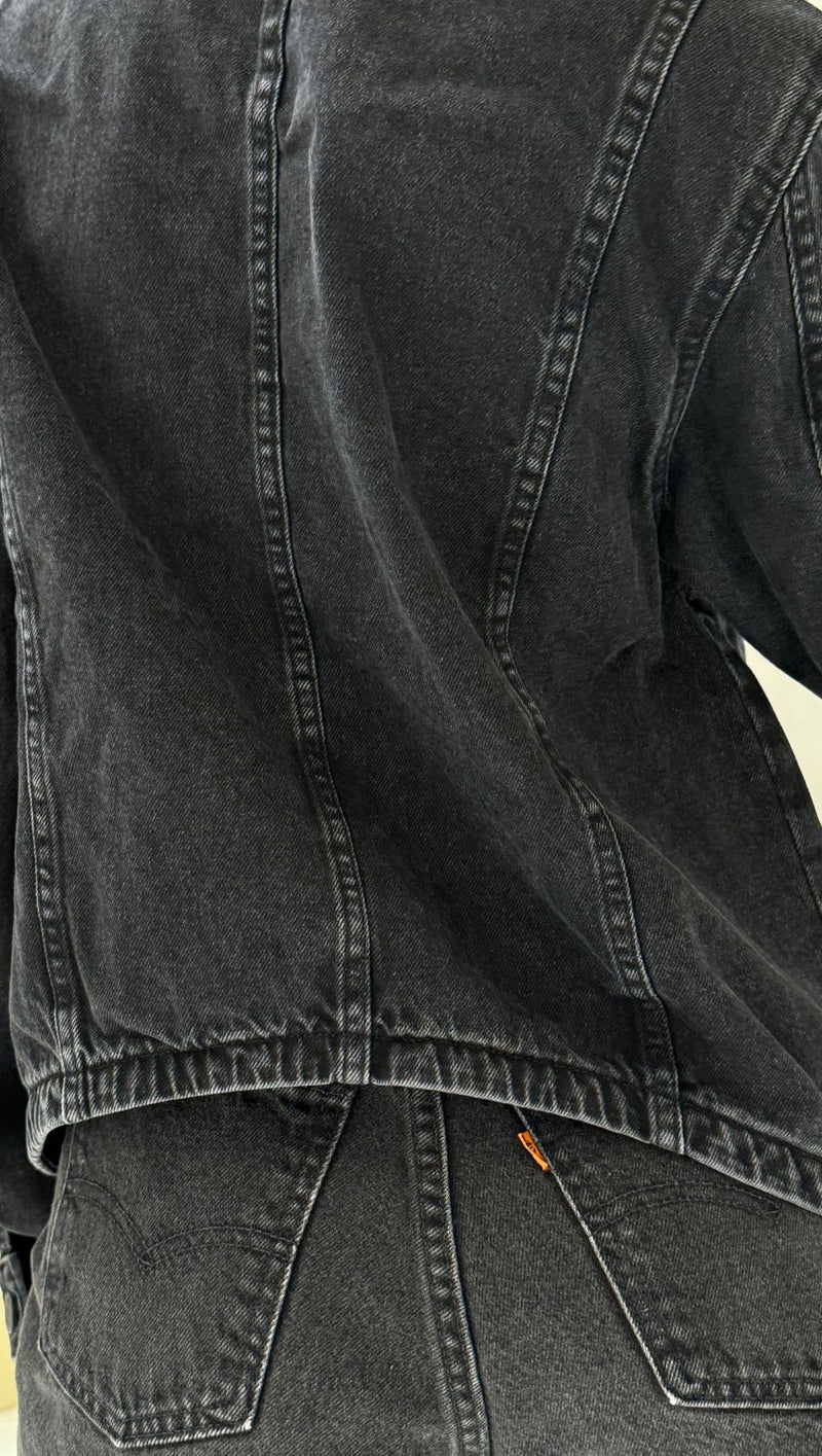 Jade Denim Jacket - Washed Black