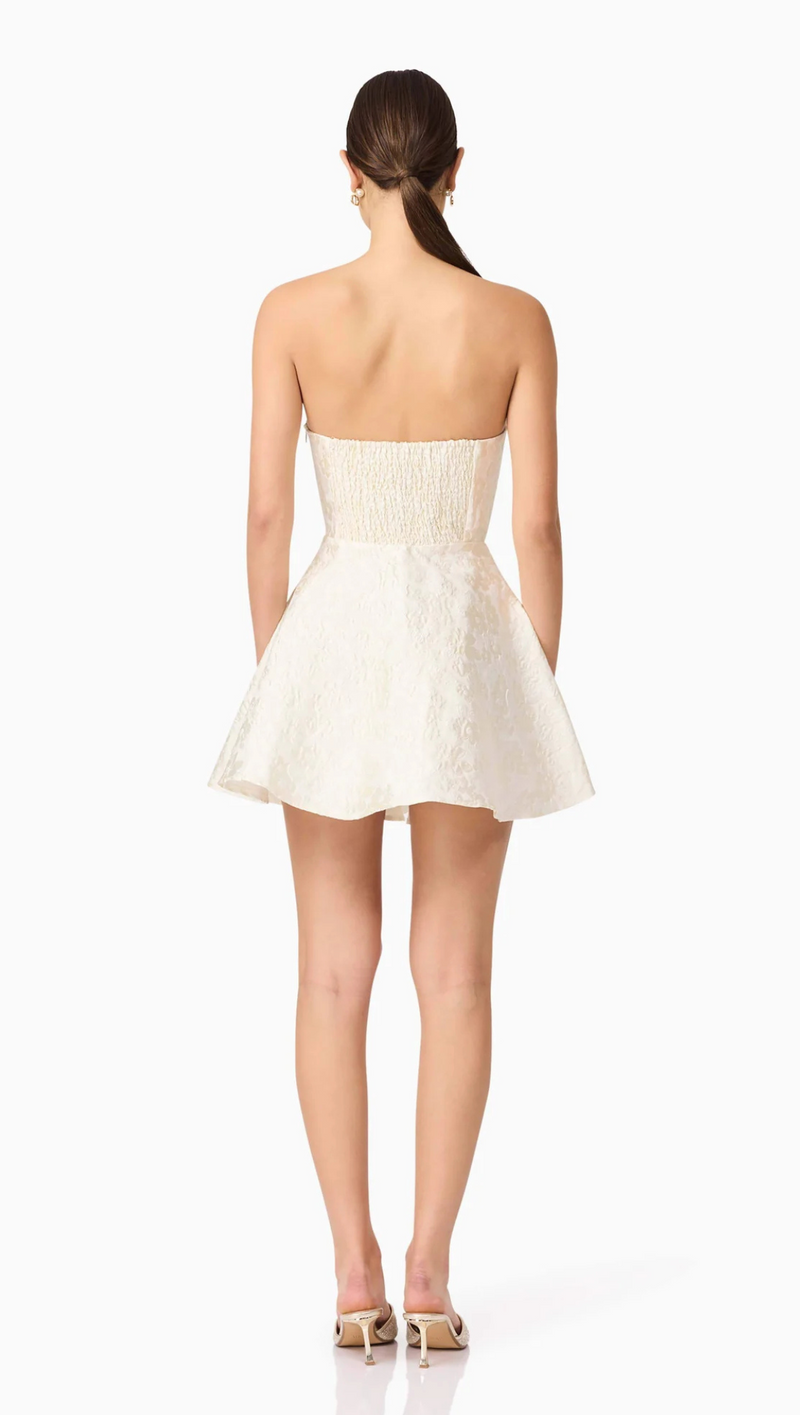 Galadirel Strapless Mini Dress - Ivory