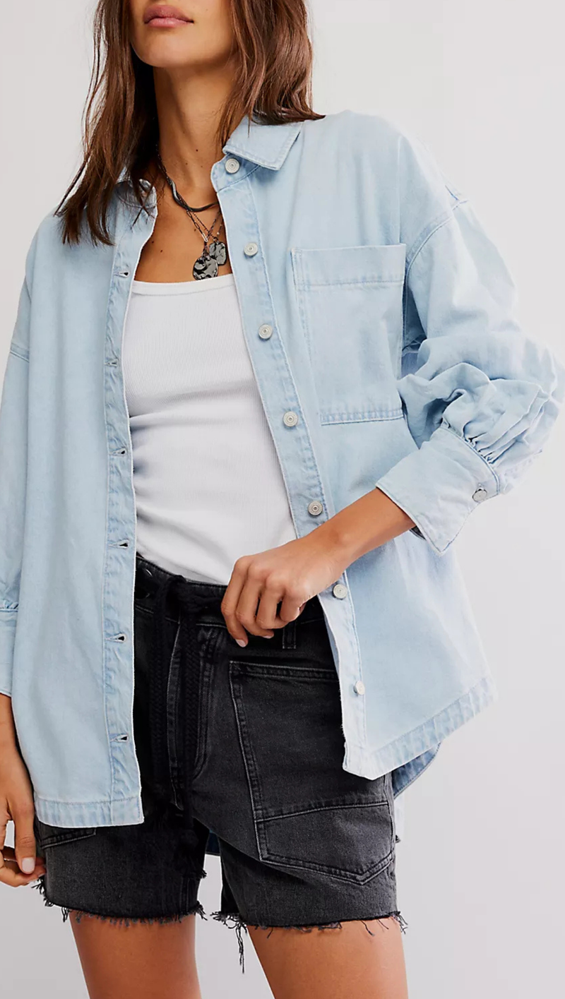 Ashley Denim Shirt - Classic Blue Wash