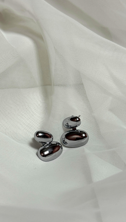 Double Drop Minimalist Earring - Stainless Steel