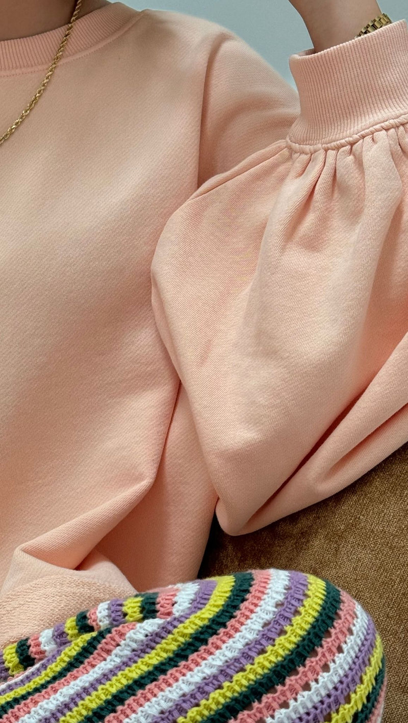 Trish Sweatshirt - Summer Peach