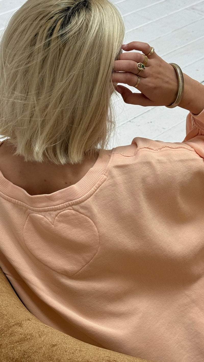 Trish Sweatshirt - Summer Peach