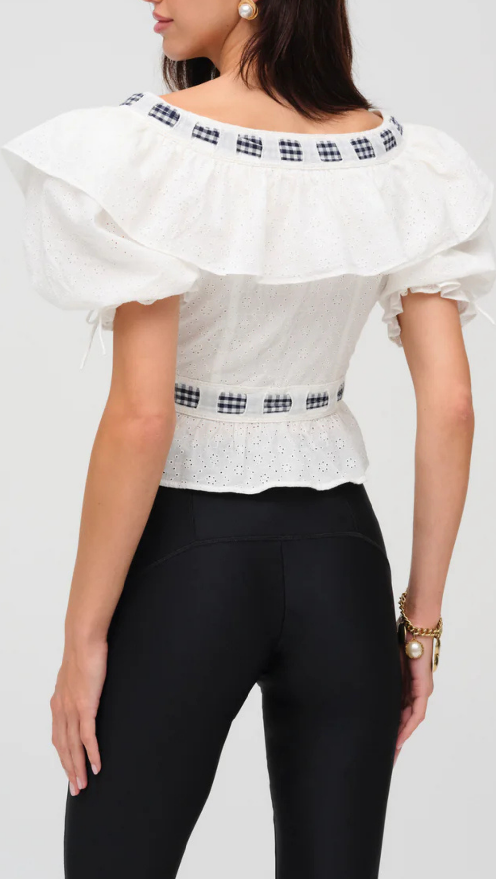 Ruby Ribbon Top - White – Van De Vort