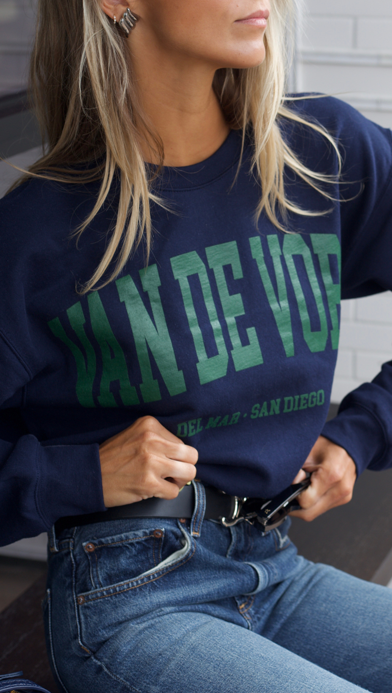 Del Mar Collegiate - Navy/Hunter Green