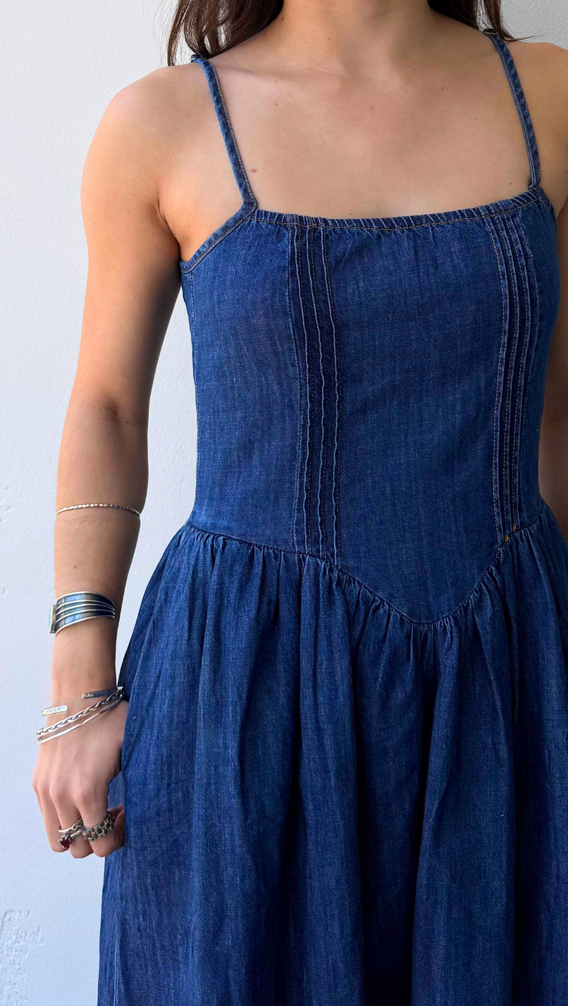 Helena Maxi Dress - Denim