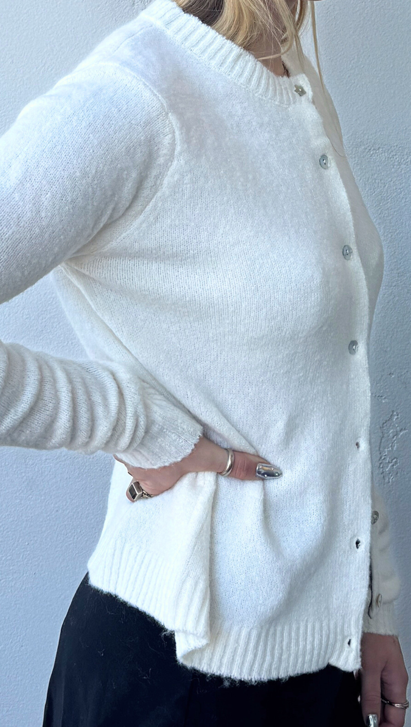 Cozy Winter Cardigan - Off White