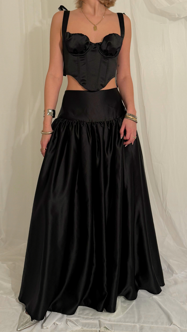 Nelly Maxi Skirt - Black