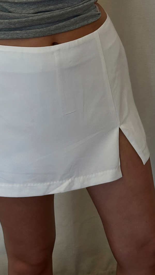 Sabrina Mini Skort - Off White