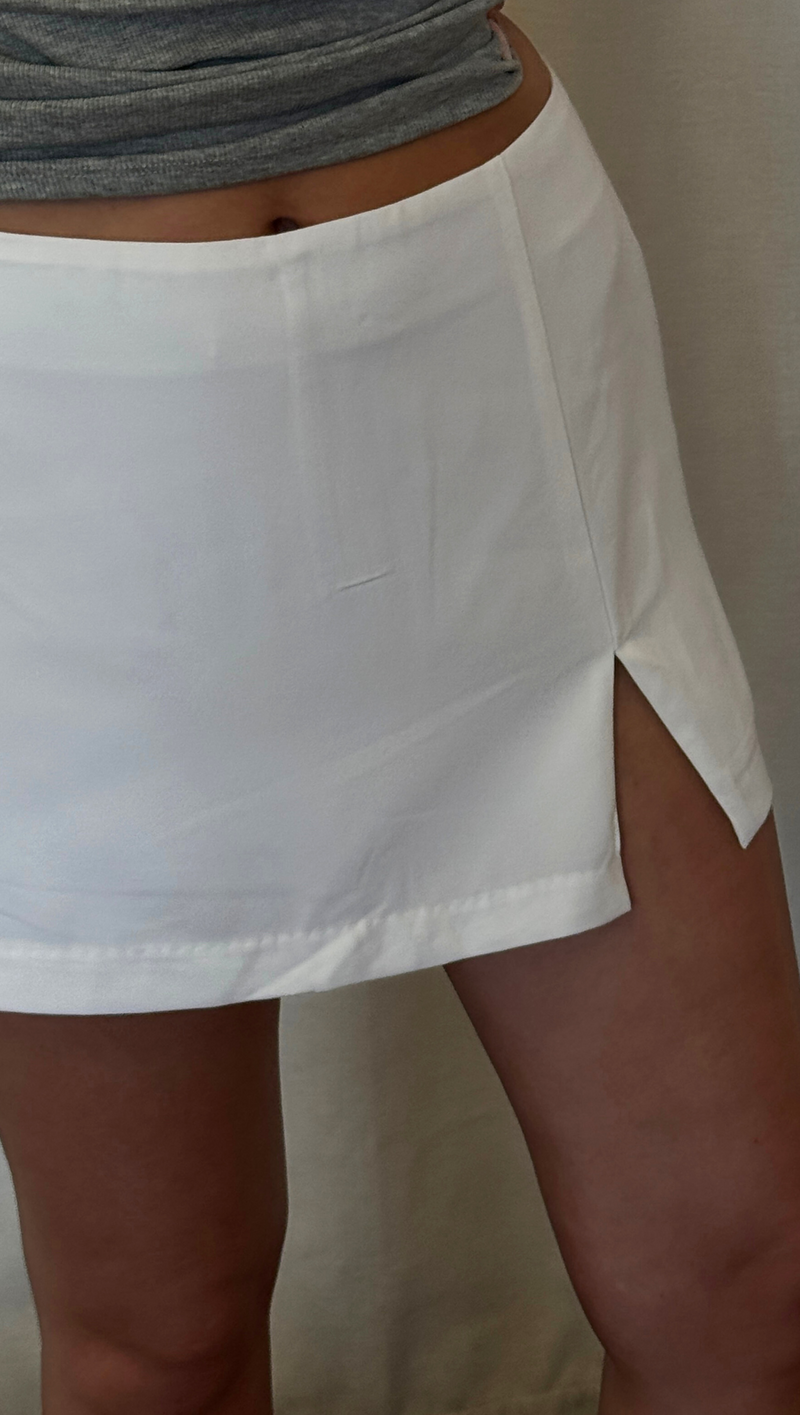 Sabrina Mini Skort - Off White