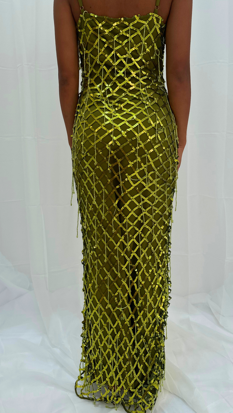 Harley Maxi Dress - Olive