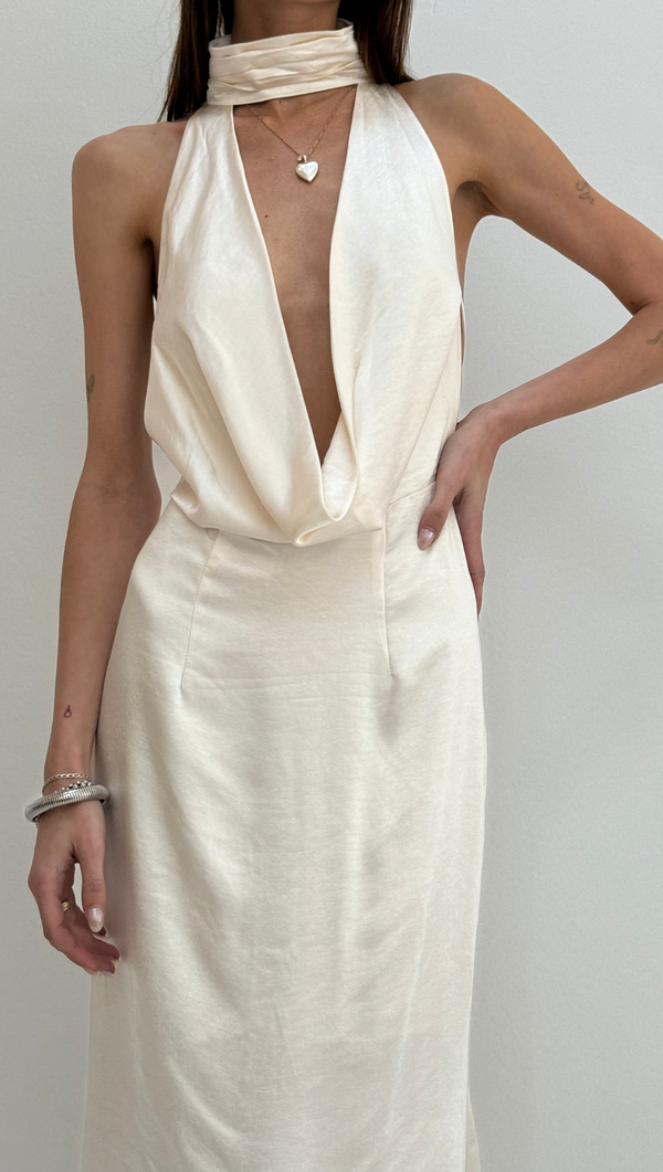 Faith Maxi Dress - Cream