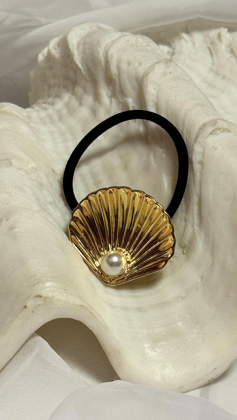 Pearl Shell Hair Tie