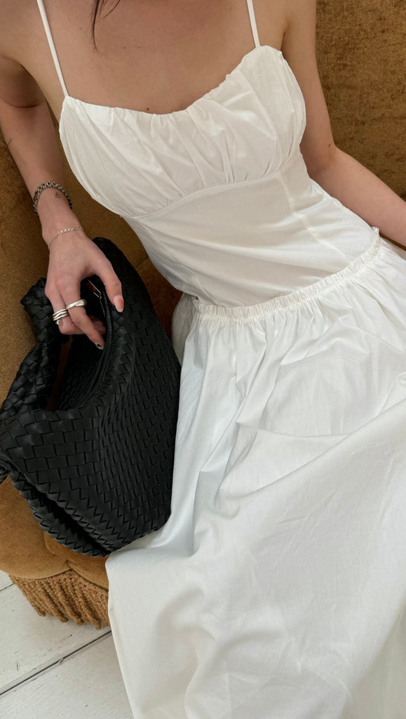 Maison Corset Maxi Dress - White – Van De Vort