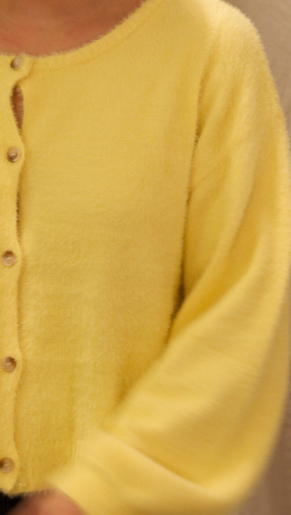 Chelsea Knit Cardigan - Butter Yellow