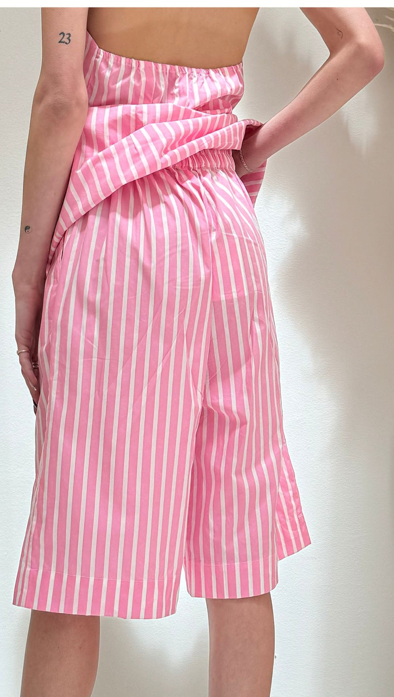 Tailored Short - Pink/White