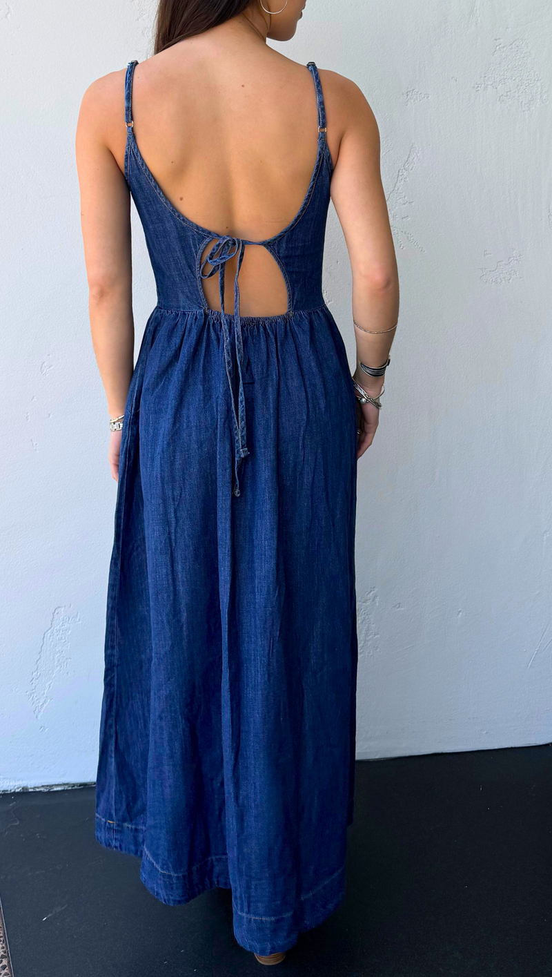 Helena Maxi Dress - Denim