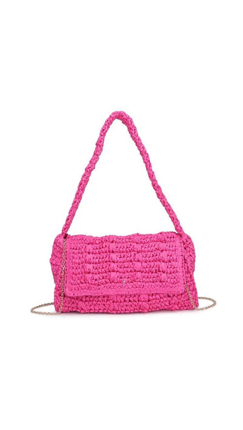 Anika Crossbody - Hot Pink