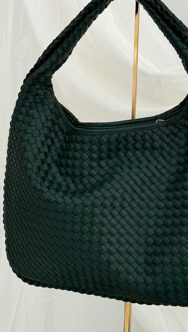 Woven Tote - Olive