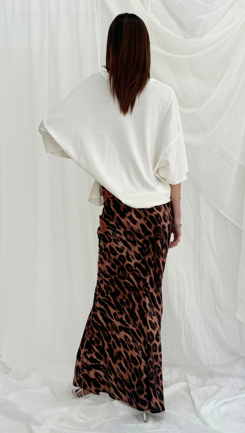 Cleo Maxi Skirt - Leopard